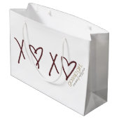 ゴシップガールX♥X♥アイコン ラージペーパーバッグ (裏面アングル)