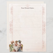 ゴシップビクトリアンガールズモノグラム文房具の並び (正面/裏面)