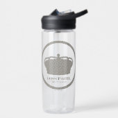 ゴシップ女の子テレビシリーズクラウンアイコン ウォーターボトル (左面)