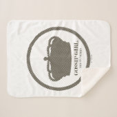 ゴシップ女の子テレビシリーズクラウンアイコン シェルパブランケット (正面(横))