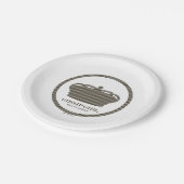 ゴシップ女の子テレビシリーズクラウンアイコン ペーパープレート (アングル)