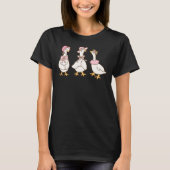 ゴシップ好きなガチョウ Tシャツ (正面)