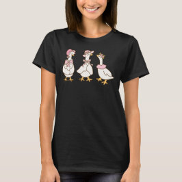 ゴシップ好きなガチョウ Tシャツ