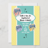 ゴシップ好きな主婦の夫婦シャワー 招待状 (裏面)