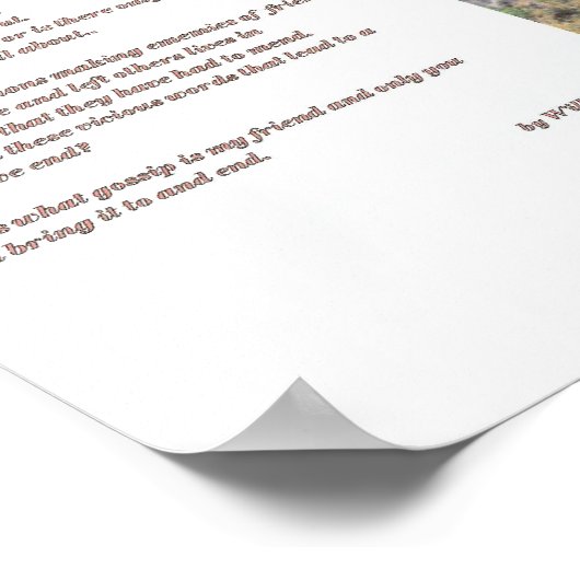 ゴシップ01 ポスター (角)