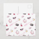 ゴシップ・ガール・メイクアップ・パターン ポストカード (正面/裏面)