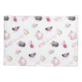 ゴシップ・ガール・メイクアップ・パターン 枕カバー (裏面)