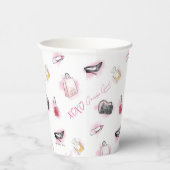 ゴシップ・ガール・メイクアップ・パターン 紙コップ (右)