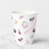 ゴシップ・ガール・メイクアップ・パターン 紙コップ (正面)