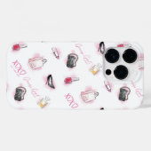 ゴシップ・ガール・メイクアップ・パターン Case-Mate iPhoneケース (裏面 (横))