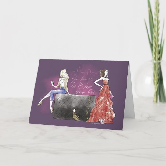 ゴシップ・ガール – You Know You Love Me カード (正面)