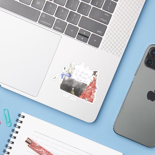 ゴシップ・ガール – You Know You Love Me シール (ノートパソコンとiPhone)