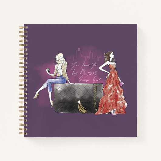 ゴシップ・ガール – You Know You Love Me ノートブック (正面)