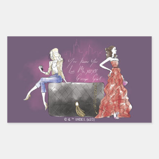 ゴシップ・ガール – You Know You Love Me 長方形シール