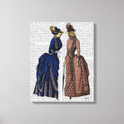 ゴシップ・バード キャンバスプリント (正面)