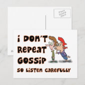 ゴシップ ポストカード (正面/裏面)