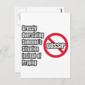 ゴシップ ポストカード (正面/裏面)