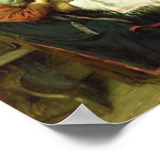 ゴシップ， 1887 ポスター (角)