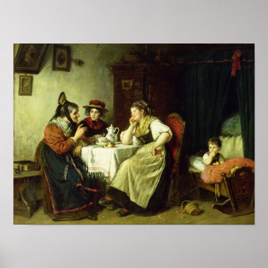 ゴシップ， 1887 ポスター (正面)