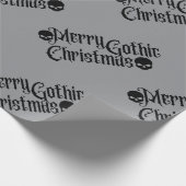 ゴシッメリークスカル包装紙 ラッピングペーパー (角)