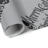 ゴシッメリークスカル包装紙 ラッピングペーパー (ロールコーナー)