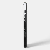 ゴシッモダンクエレガントブラックハイビスカスフローラスリム Case-Mate iPhoneケース (裏面 / 左)