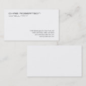 ゴシッモダンク白黒魅力的な名刺 名刺 (正面/裏面)