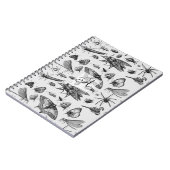 ゴシッモノグラムのクスヴィンテージインキ虫黒 ノートブック (左側)