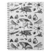 ゴシッモノグラムのクスヴィンテージインキ虫黒 ノートブック (正面)