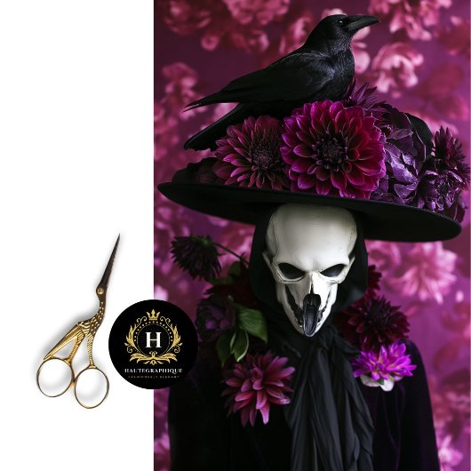 ゴシッユニーククハロウィーンスケルトンスカルデコパージュ 薄葉紙