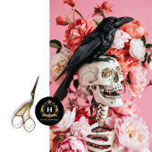 ゴシッユニーククフローラ骨格スカルの分離 薄葉紙