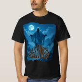 ゴシッ不気味クのハロウィーン精神 Tシャツ (正面)
