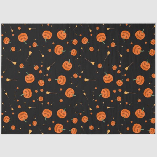 ゴシッ不気味クハロウィーンデコペティッシュペーパー 薄葉紙 (正面)