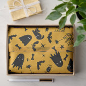 ゴシッ不気味クハロウィーンデコペティッシュペーパー 薄葉紙 (ギフト)