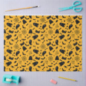 ゴシッ不気味クハロウィーンデコペティッシュペーパー 薄葉紙 (クラフト)