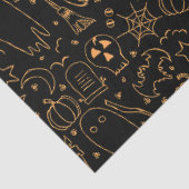 ゴシッ不気味クハロウィーンデコペティッシュペーパー 薄葉紙 (詳細)