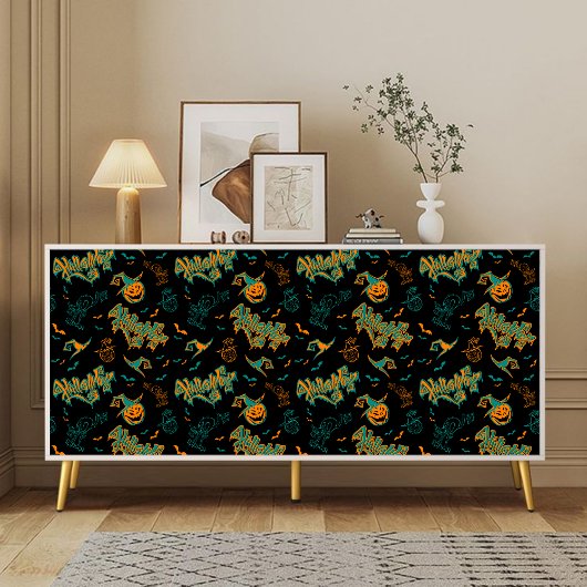 ゴシッ不気味クハロウィーンデコペティッシュペーパー 薄葉紙