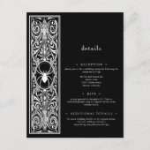 ゴシッ不気味ク白黒結婚ズ エンクロージャーカード (正面)