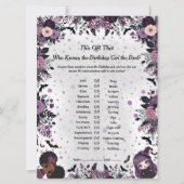 ゴシッ不気味ク誕生日ガールこのゲームカード シーズンカード (正面)