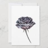 ゴシッ予測できなク旧イングリッシュバラヴィンテージルクス 招待状 (裏面)