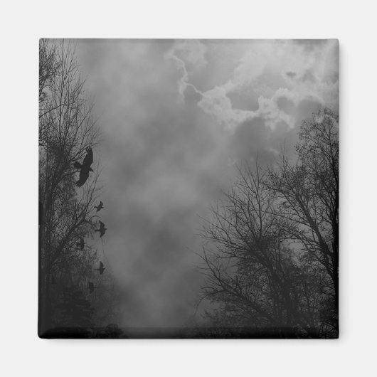 ゴシッ幽霊のよく出るク空 マグネット (正面)