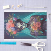 ゴシッ忘れクの白熱［赤熱］光を放つ花嫁の涙 薄葉紙 (クラフト)