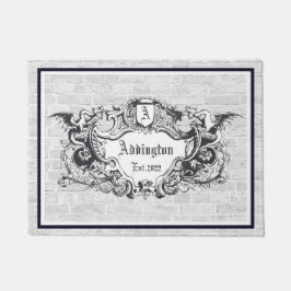 ゴシッ王室のクのクレストドアマット ドアマット