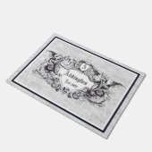 ゴシッ王室のクのクレストドアマット ドアマット (アングル)