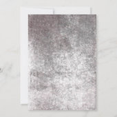 ゴシッ素朴クカラーズハロウィーンブライダルランチョン 招待状 (裏面)