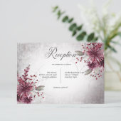 ゴシッ素朴クブラック&ブルゴーニュハロウィーン披露宴 エンクロージャーカード (スタンド正面)