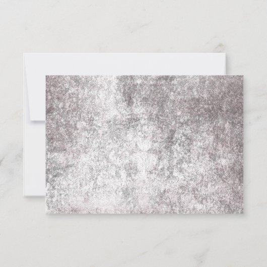 ゴシッ素朴ク色ハロウィン結婚の夕食 出欠カード (裏面)