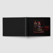 ゴシッ結婚クのケーキゲストブック ゲストブック (全面)