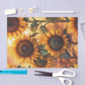 ゴシッ絵を描ク温帯ヒマワリ紙 薄葉紙 (クラフト)