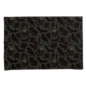 ゴシッ華美クフローラスカルと複雑な詳細 枕カバー (正面右)